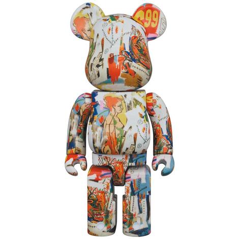 -Pre order- Be@rbrick Andy Warhol x Jean Michel Basquiat #4 400%
