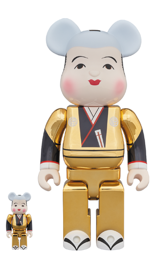 Be@rbrick Fukuske Gold Plate 100% & 400%