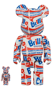 Be@rbrick Andy Warhol Brillo 100% & 400%