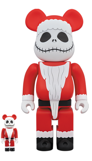 Be@rbrick Jack Skellington (santa) 100% & 400%