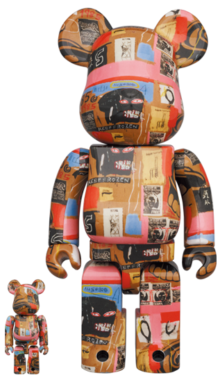 BE@RBRICK Andy Warhol × JEAN-MICHEL BASQUIAT #2 100％ & 400％