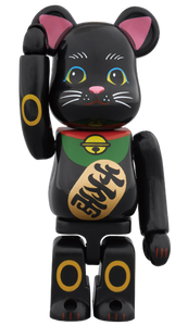 Be@rbrick Maneki neko 2 Black 100%